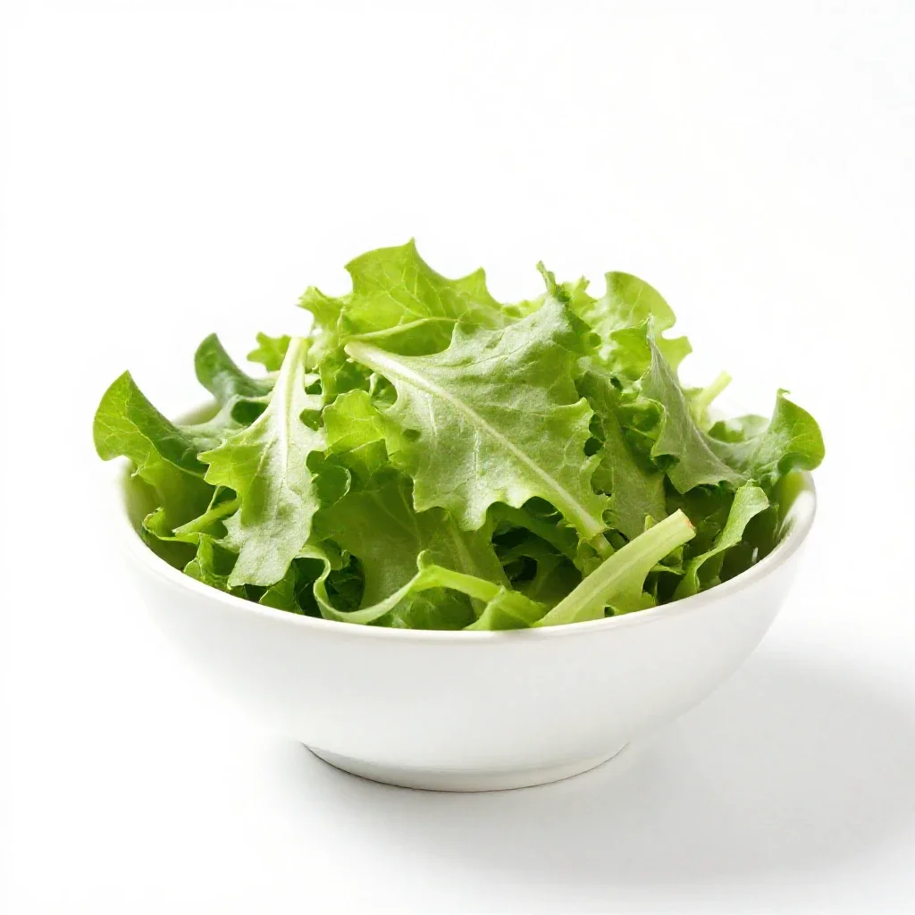 Salad green isolated on a white background