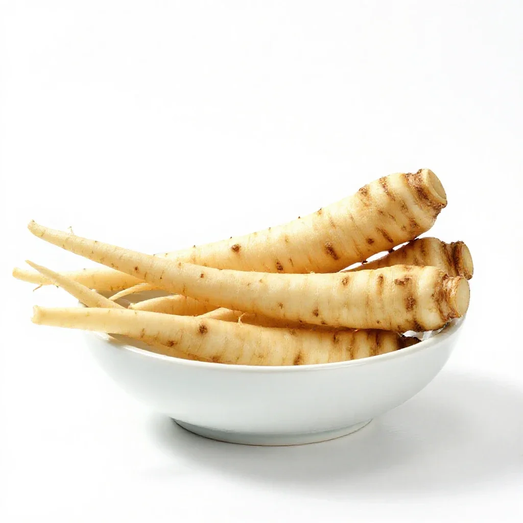 Salsify isolated on a white background
