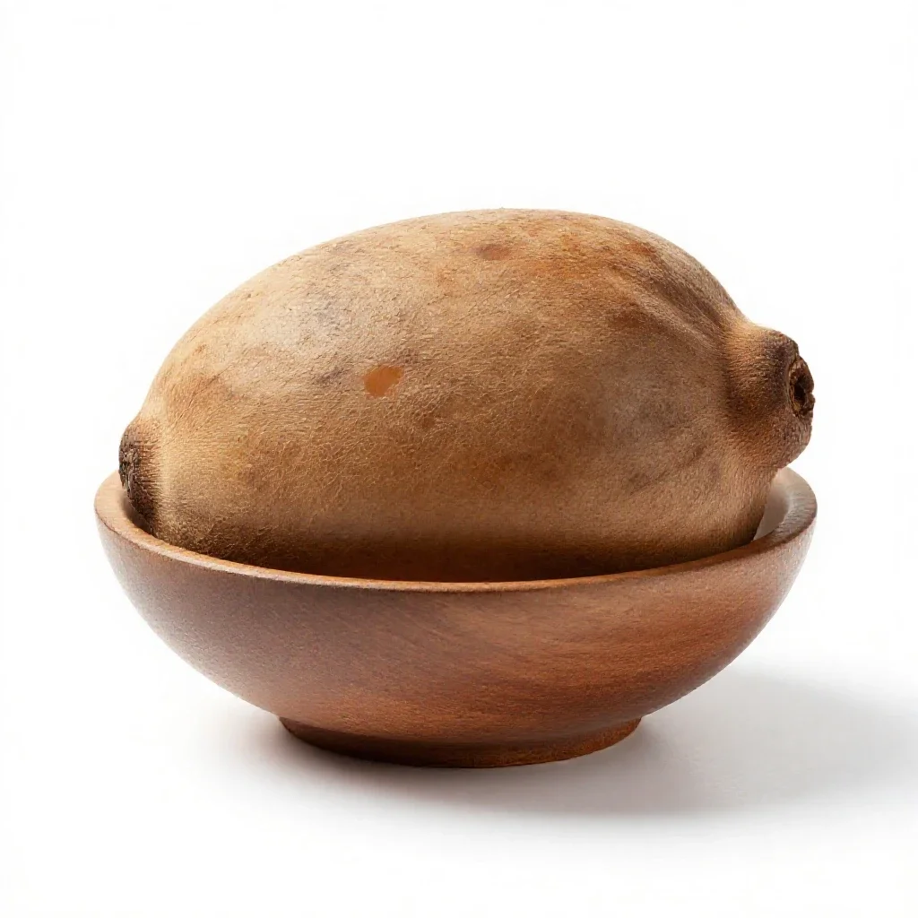 Sapodilla isolated on a white background