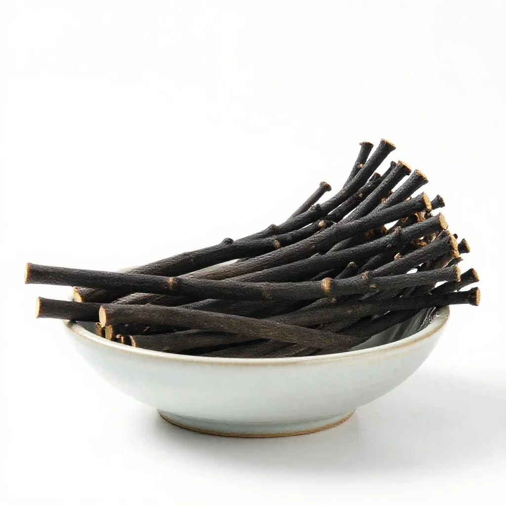 Scorzonera isolated on a white background