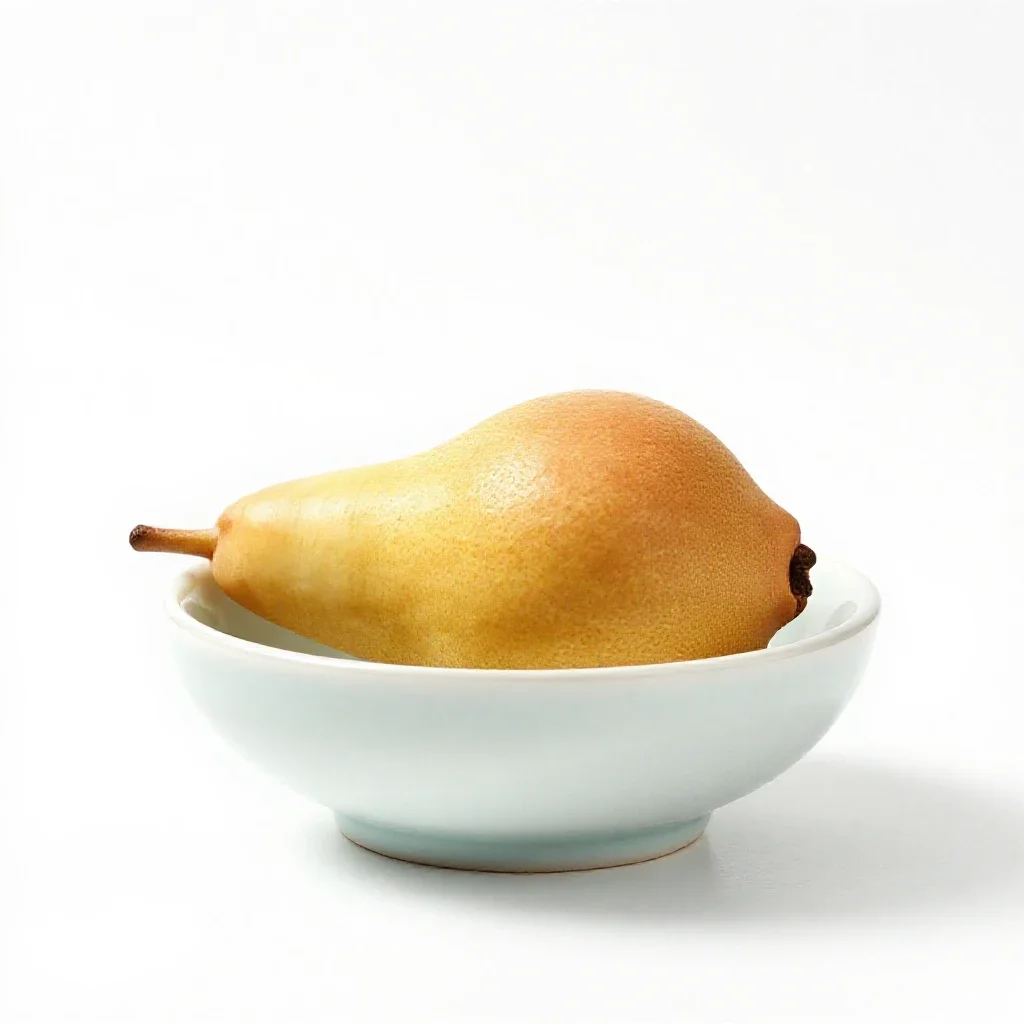 Seckel isolated on a white background