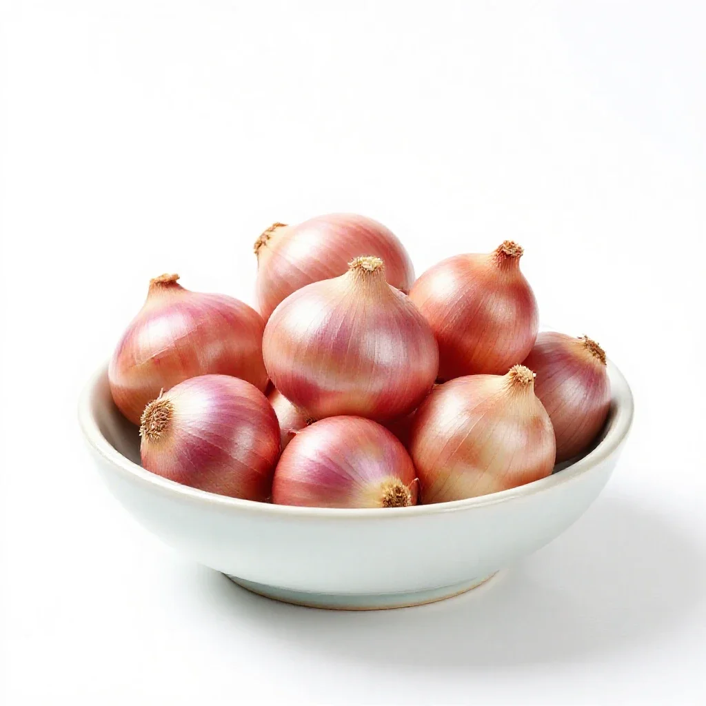 Shallot isolated on a white background