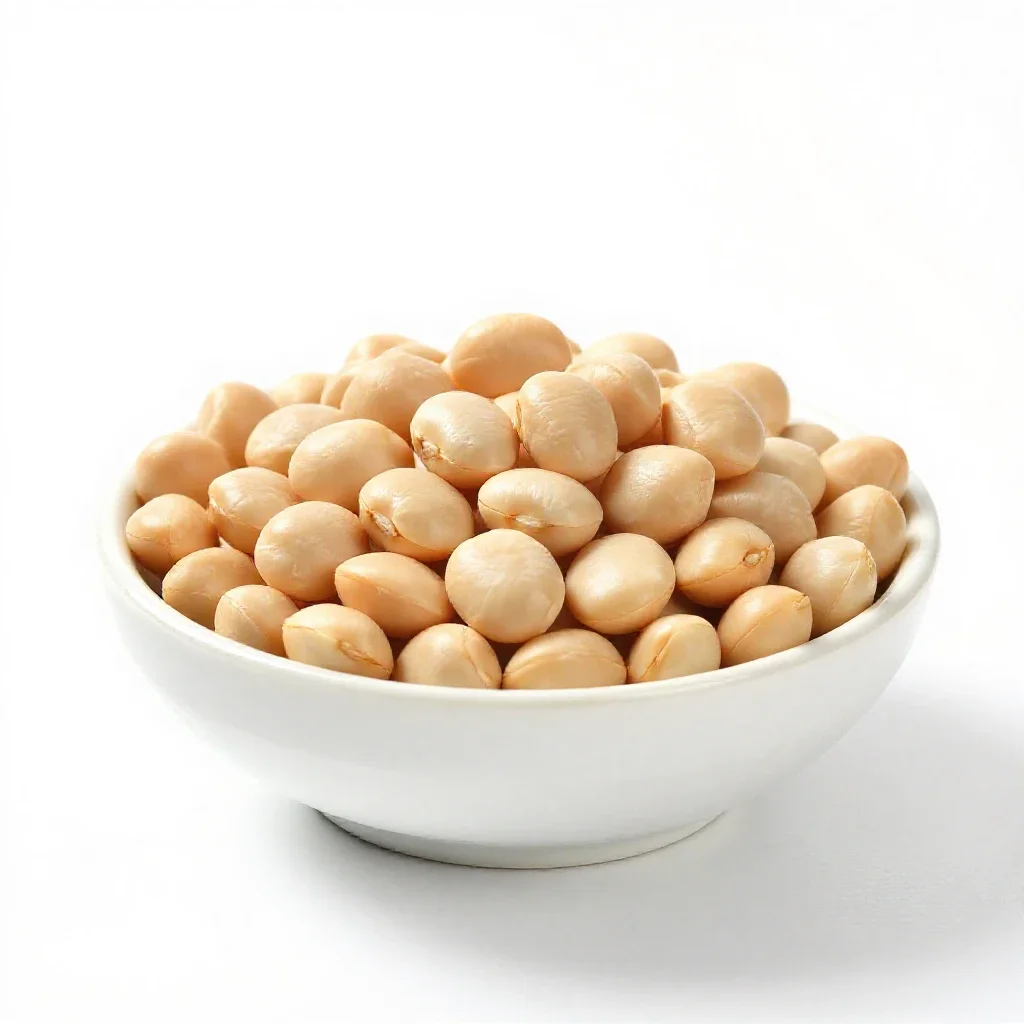 Shell bean isolated on a white background