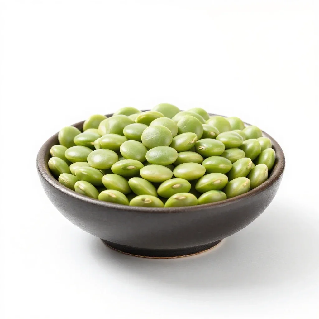 Sieva bean isolated on a white background