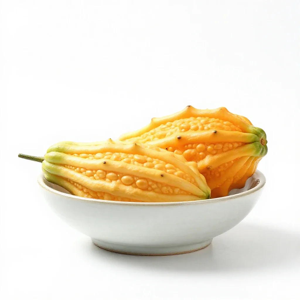 Sour gourd isolated on a white background