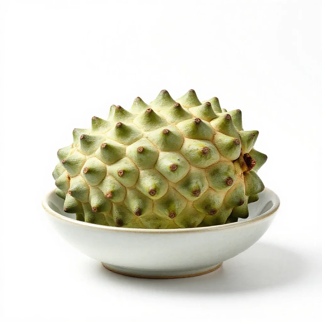 Soursop isolated on a white background