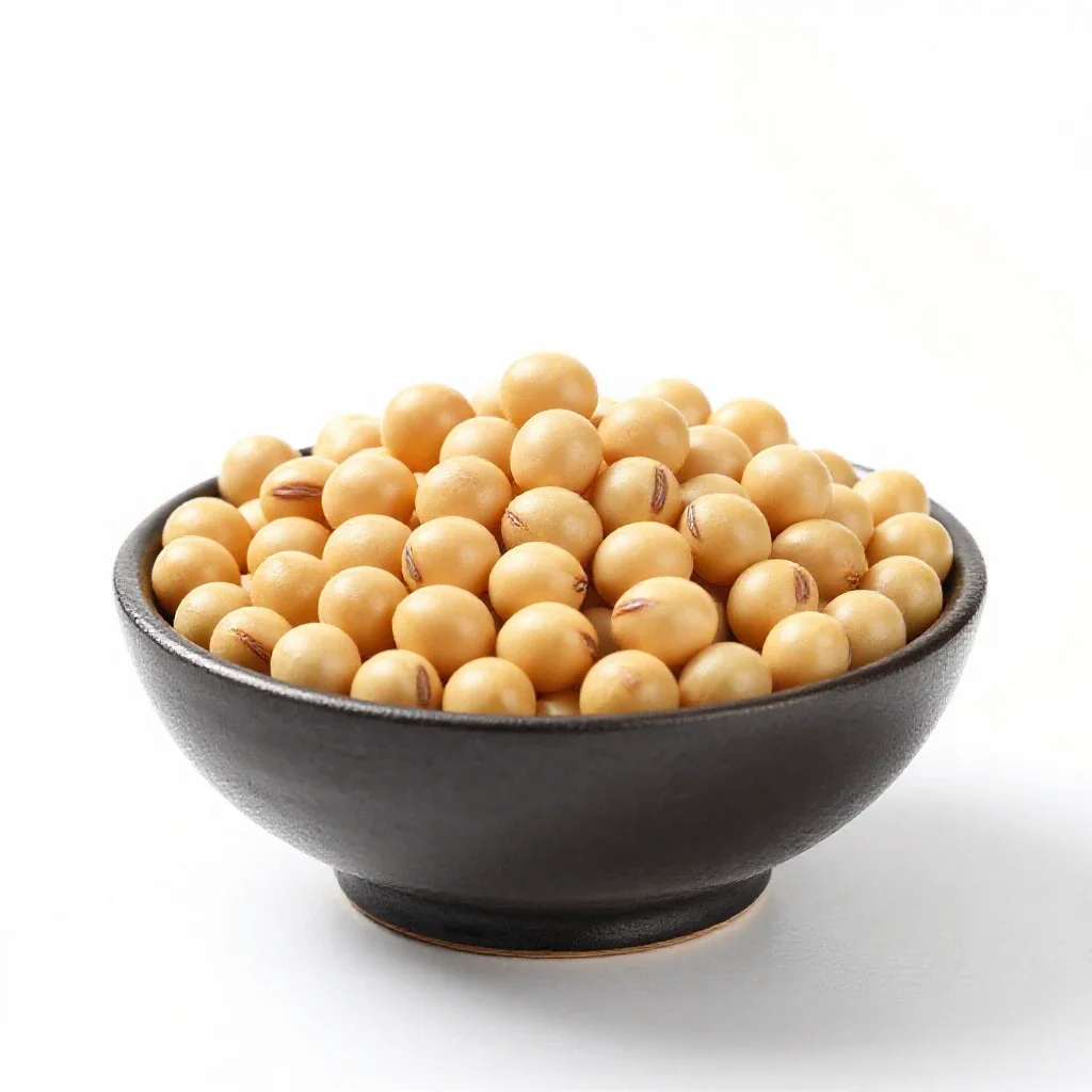 Soy isolated on a white background