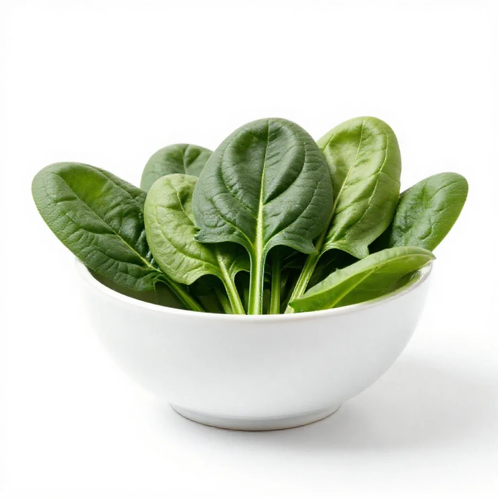 Spinach isolated on a white background