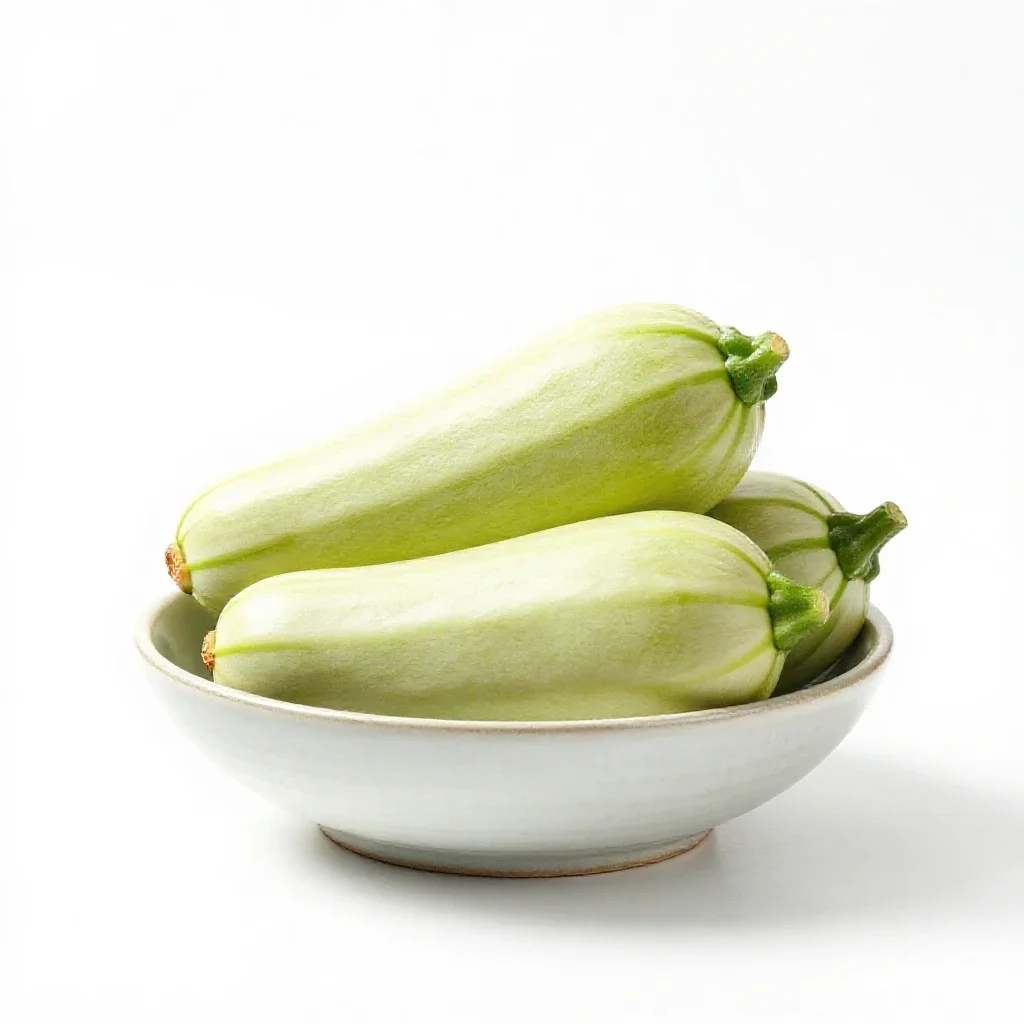 Summer squash isolated on a white background