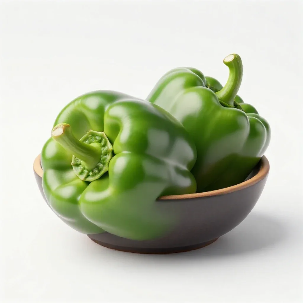 Sweet pepper isolated on a white background