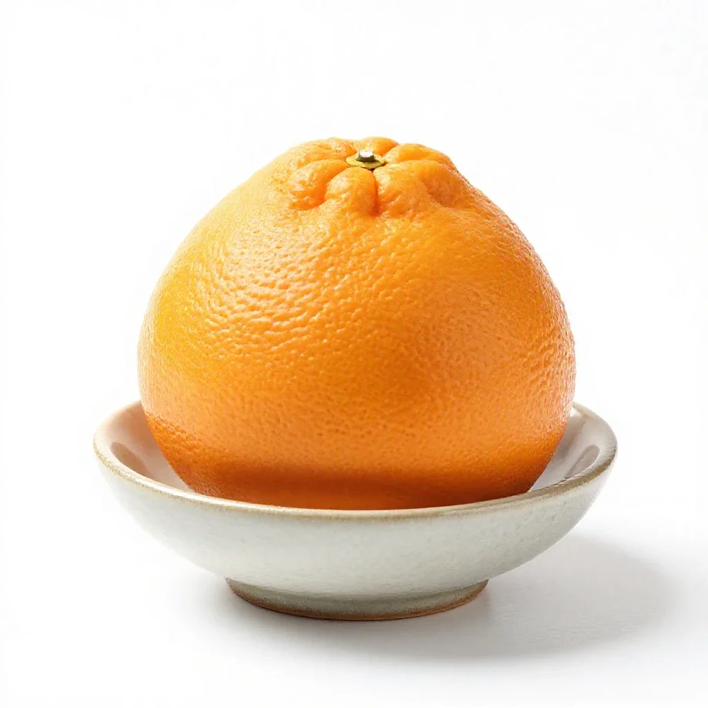 Tangelo isolated on a white background