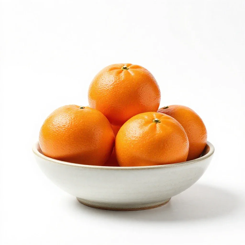 Tangerine isolated on a white background
