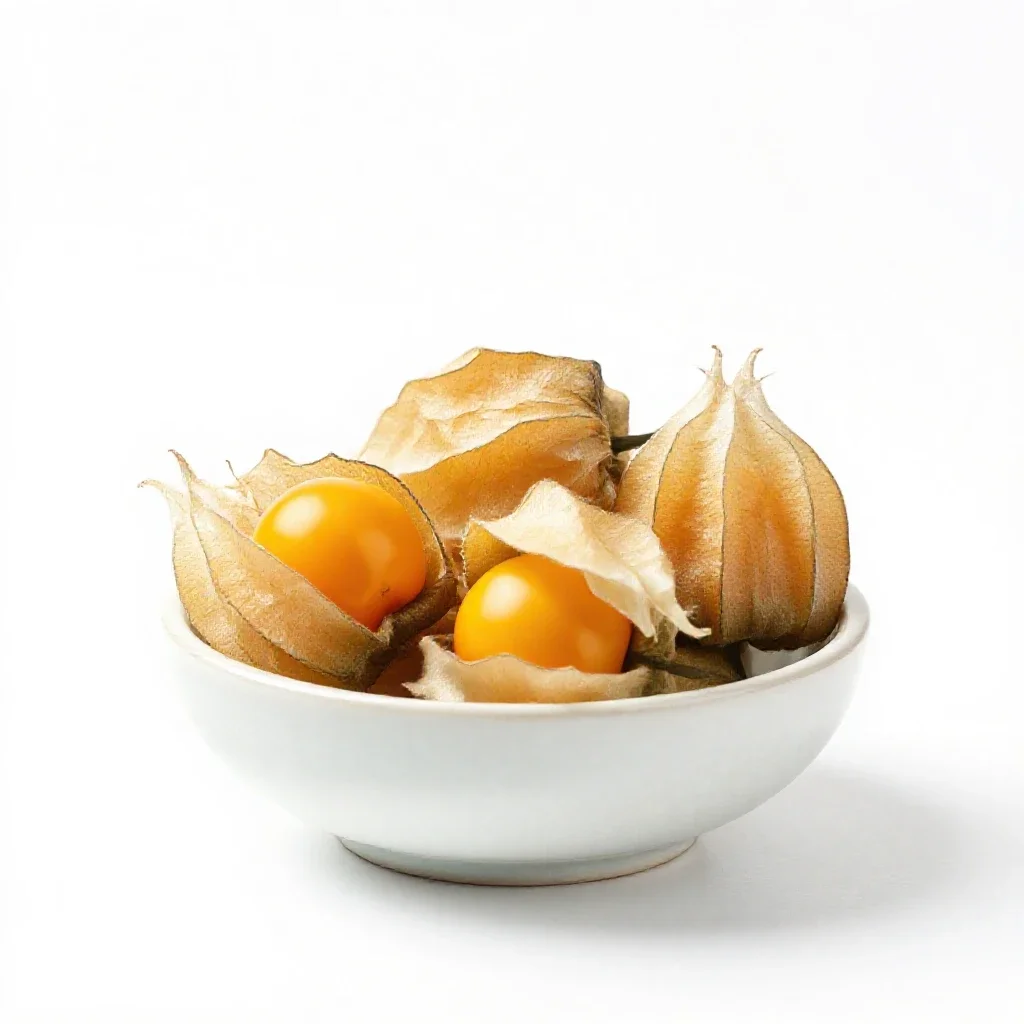 Tomatillo isolated on a white background