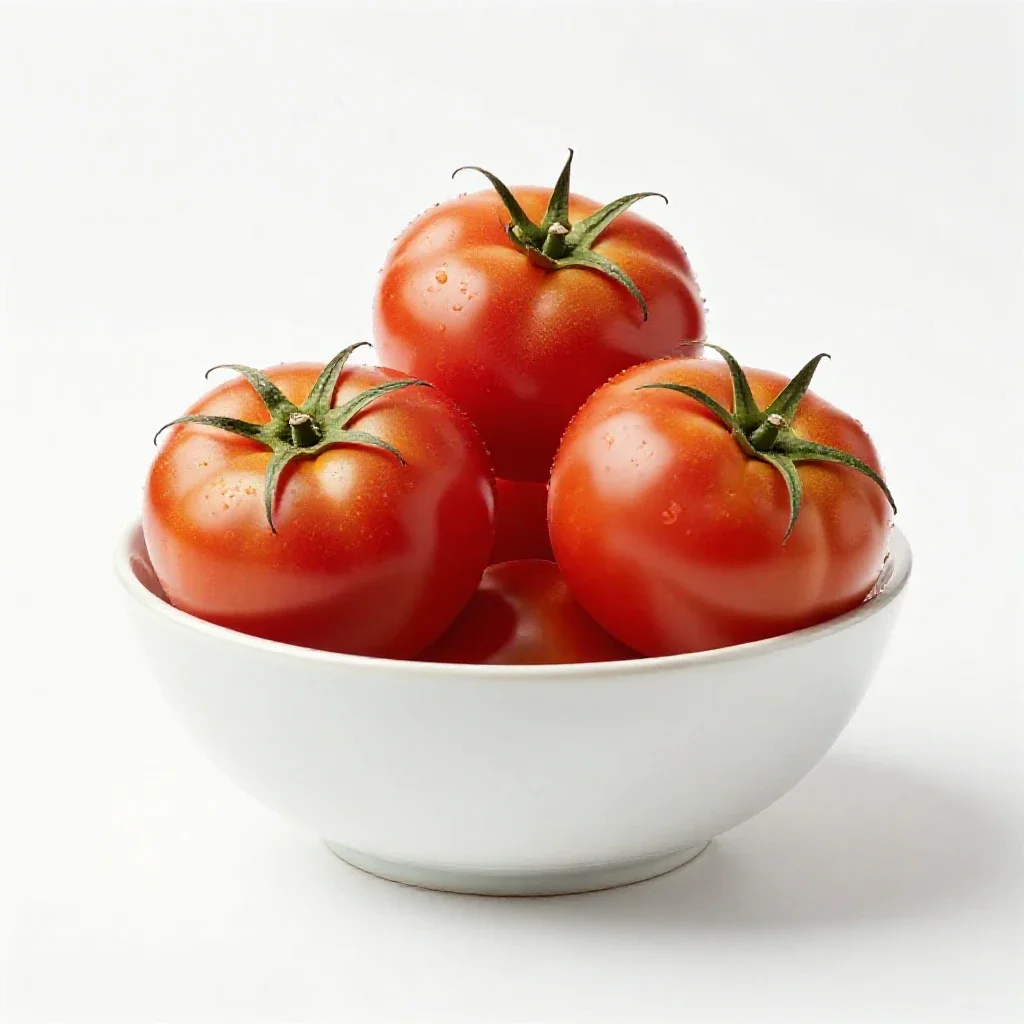 Tomato isolated on a white background