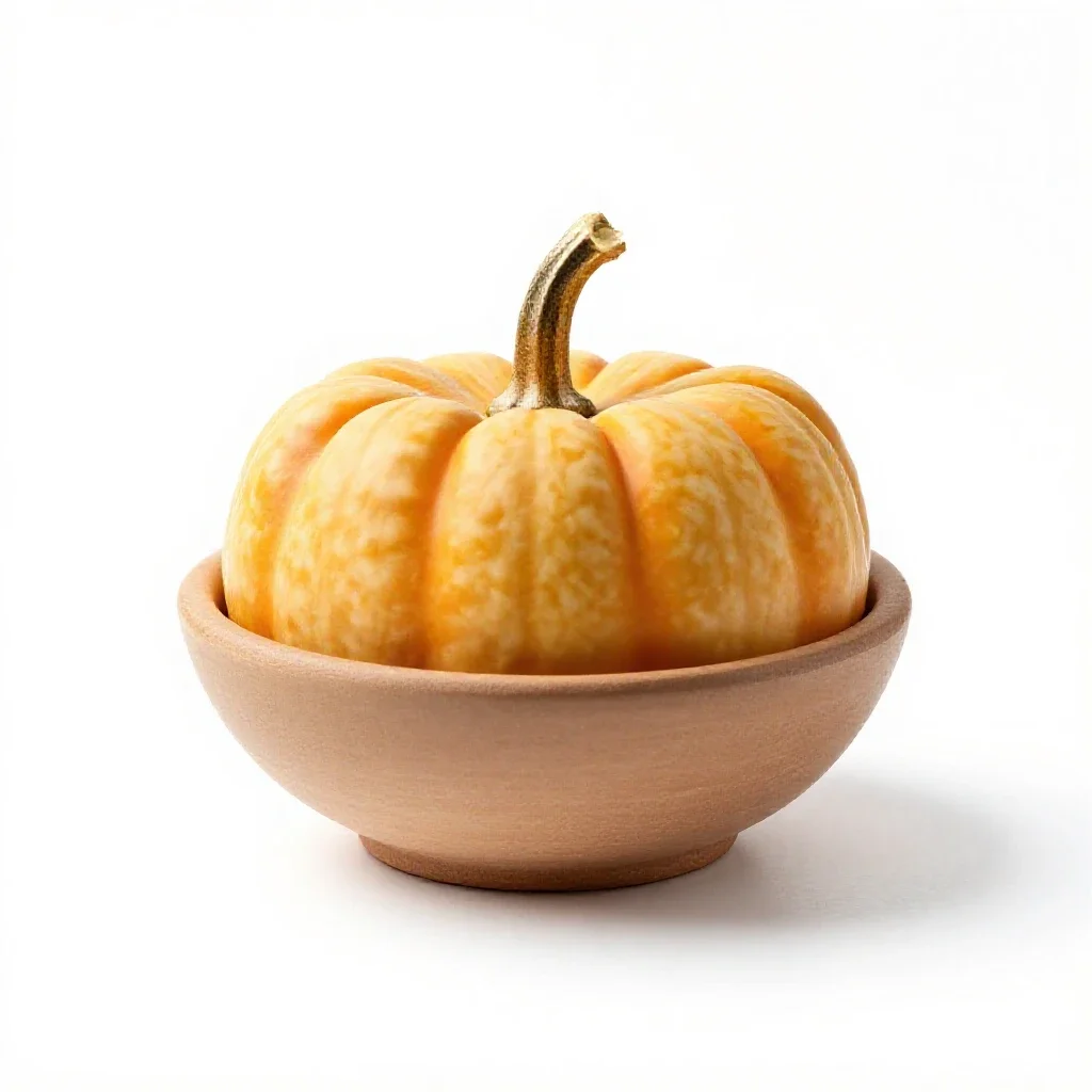 Turban squash isolated on a white background