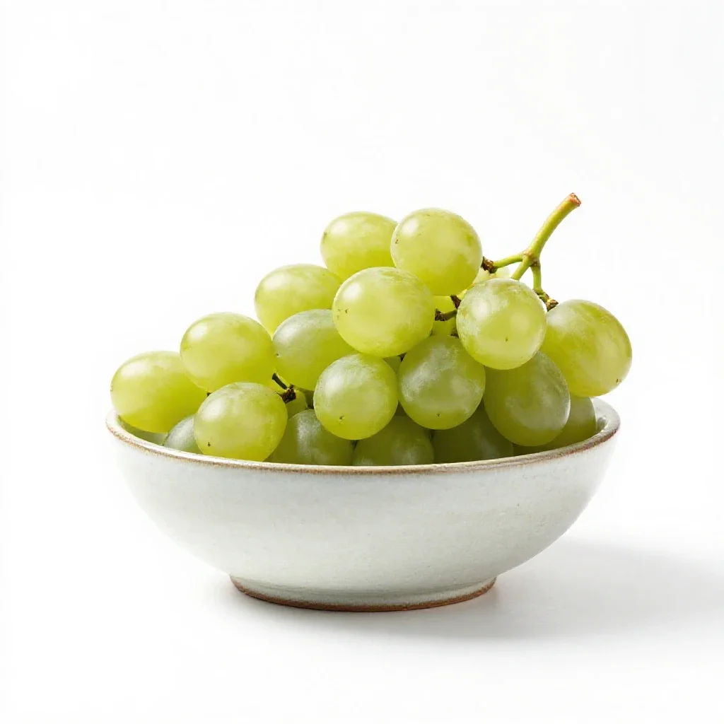 Vinifera grape isolated on a white background