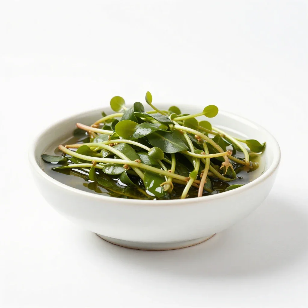 Watercress isolated on a white background
