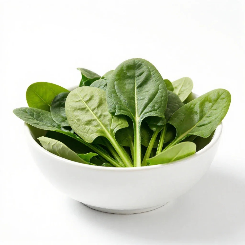 Wild spinach isolated on a white background