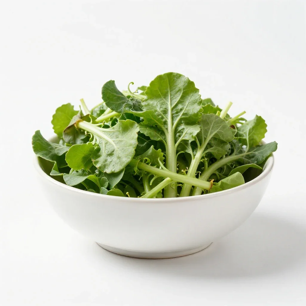 Winter cress isolated on a white background