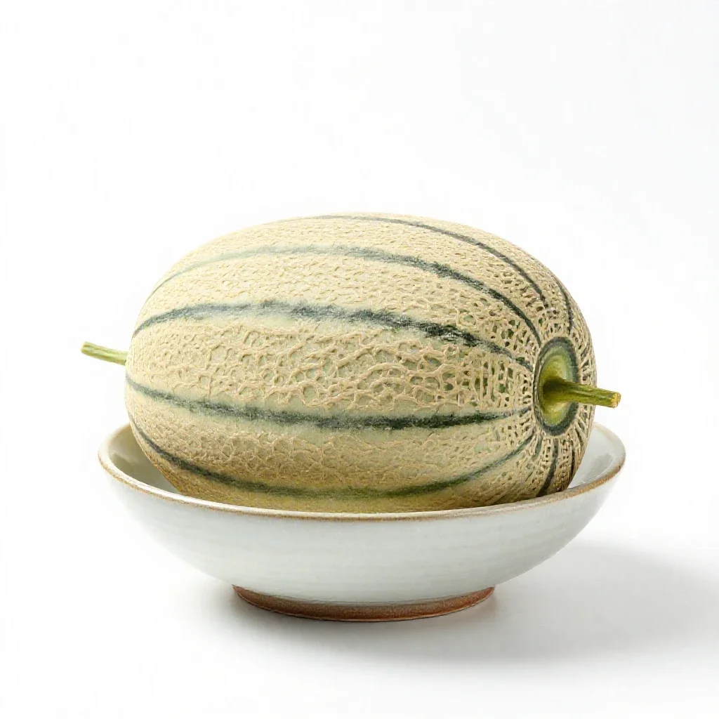 Winter melon isolated on a white background