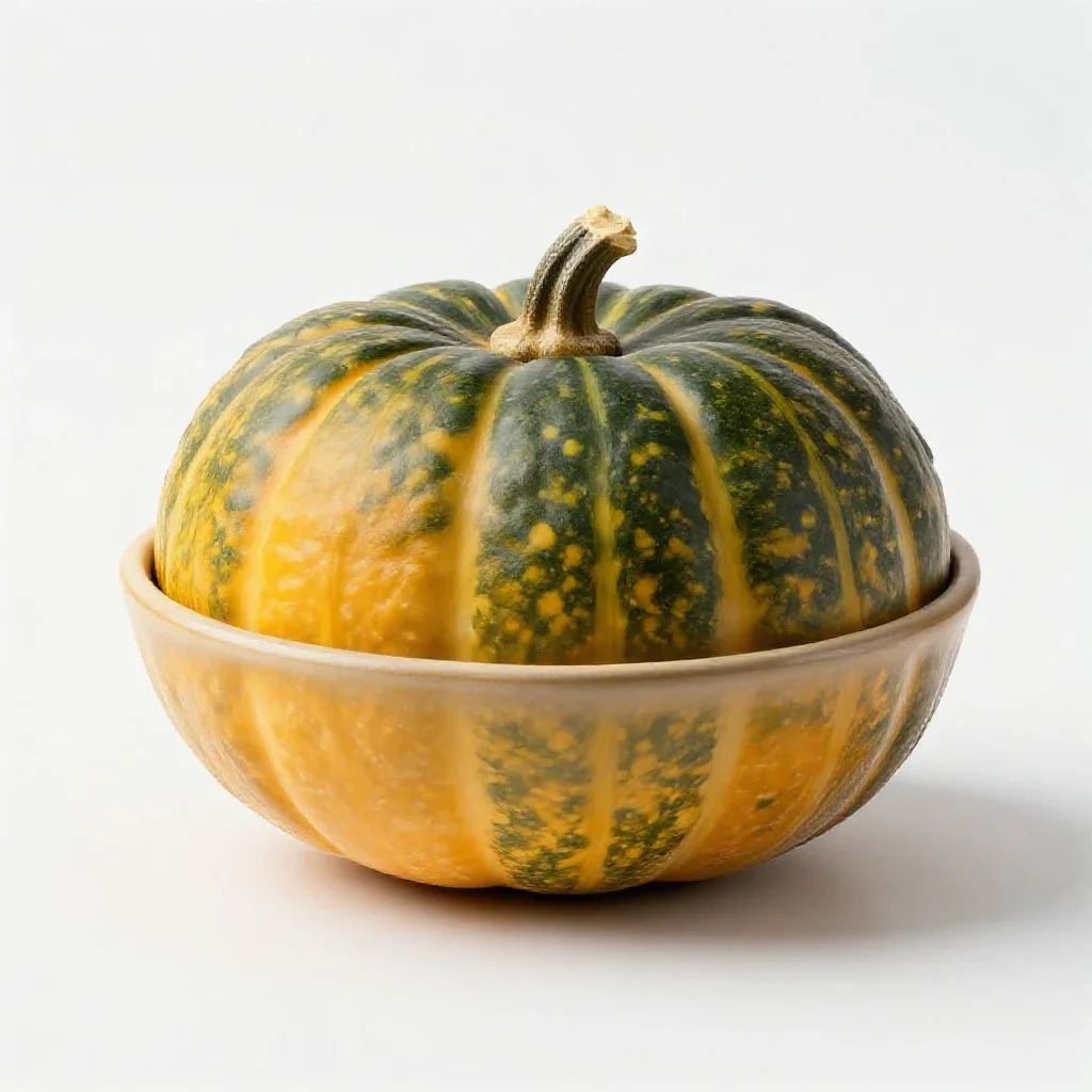 Acorn squash isolated on a white background