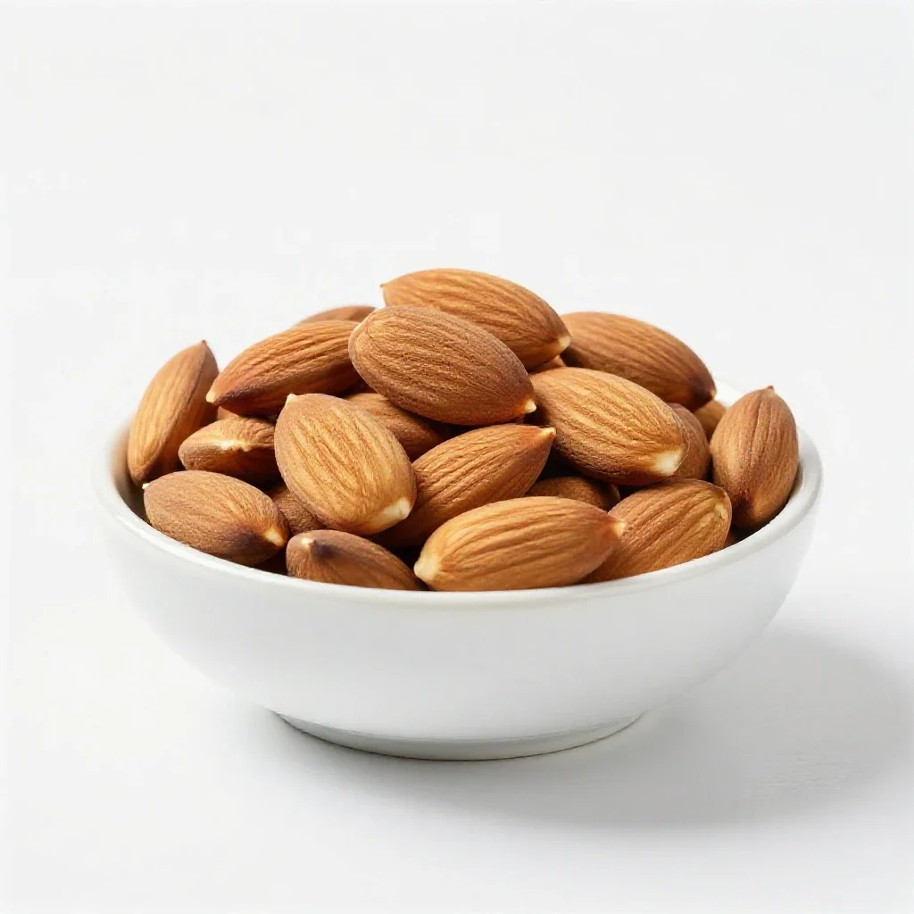 Almond isolated on a white background