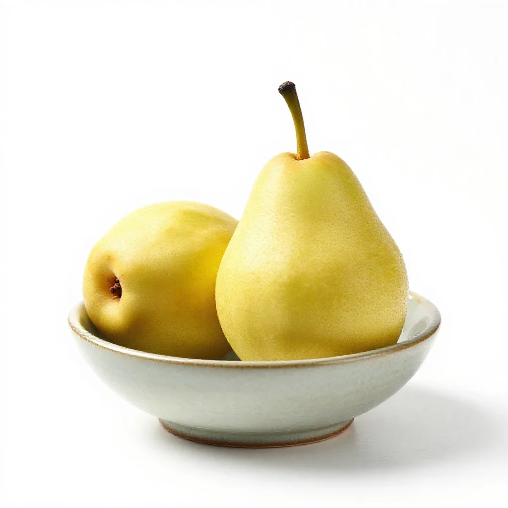 Anchovy pear isolated on a white background