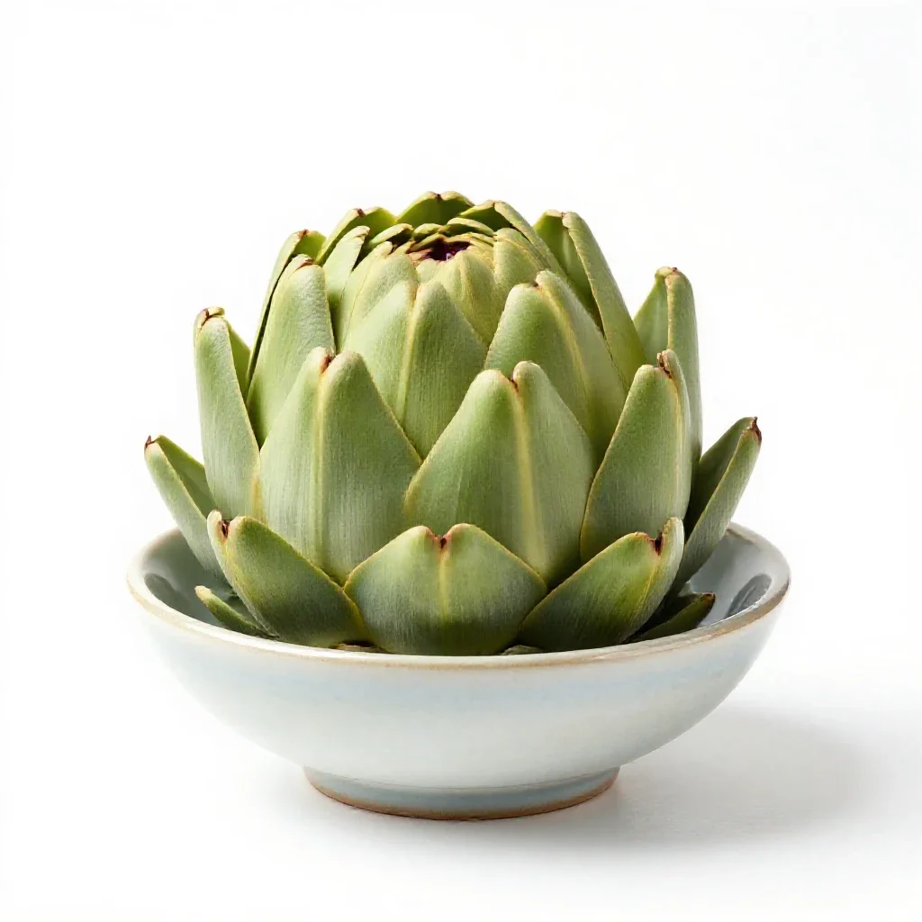Artichoke isolated on a white background