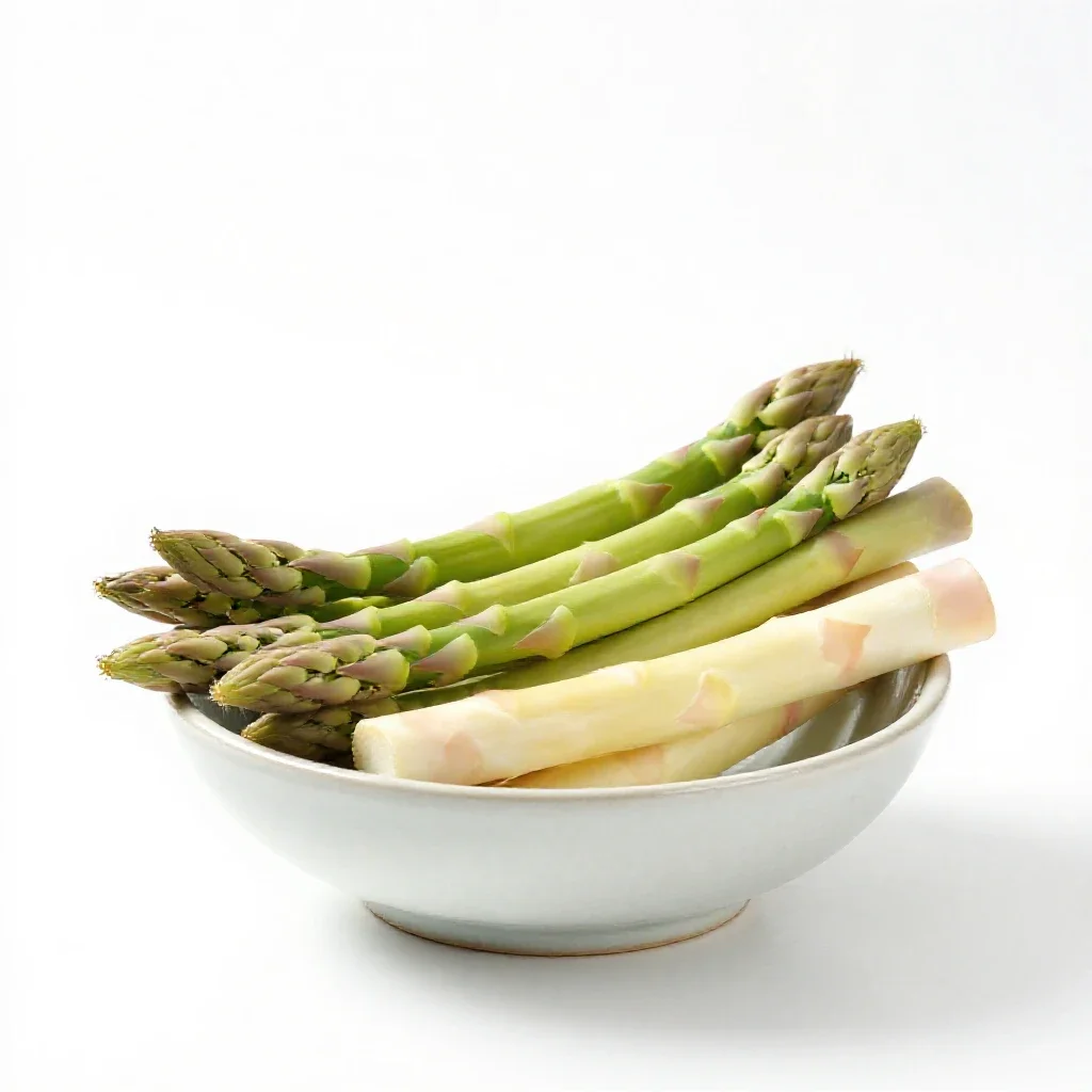 Asparagus isolated on a white background