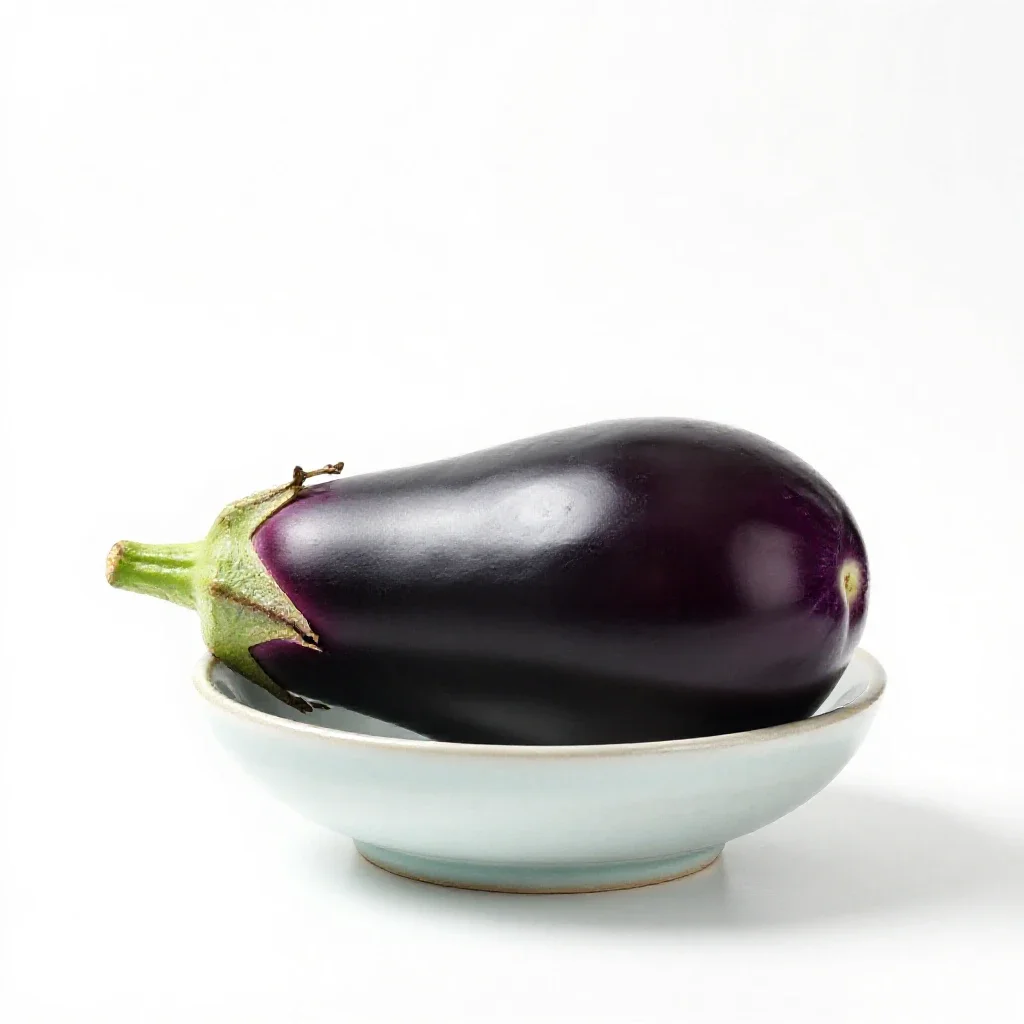 Eggplant isolated on a white background