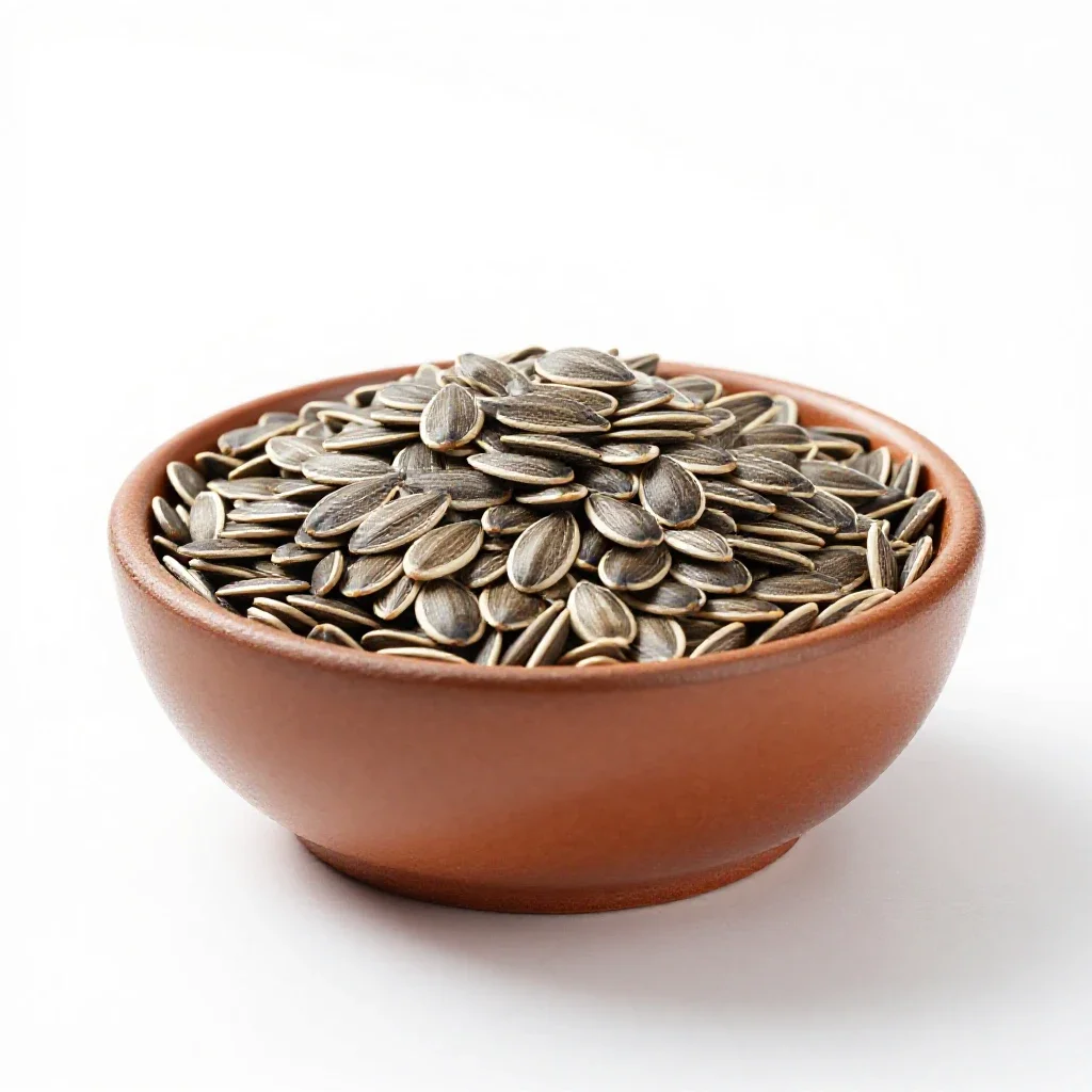 Oilseed isolated on a white background