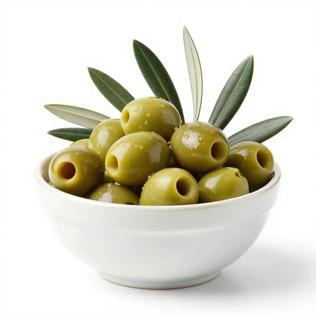 Olive isolated on a white background