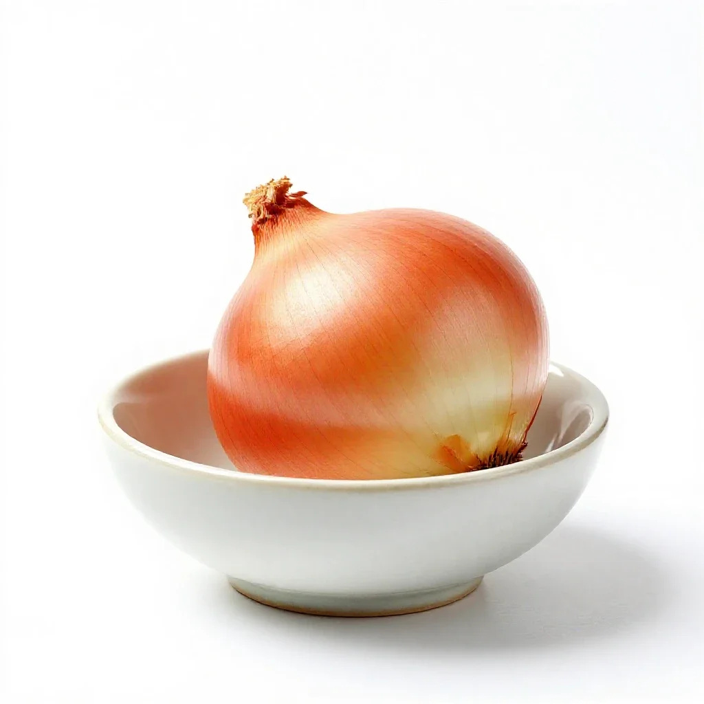 Onion isolated on a white background