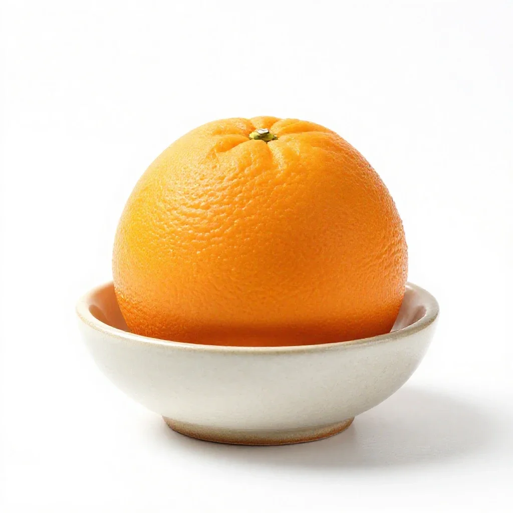 Orange isolated on a white background