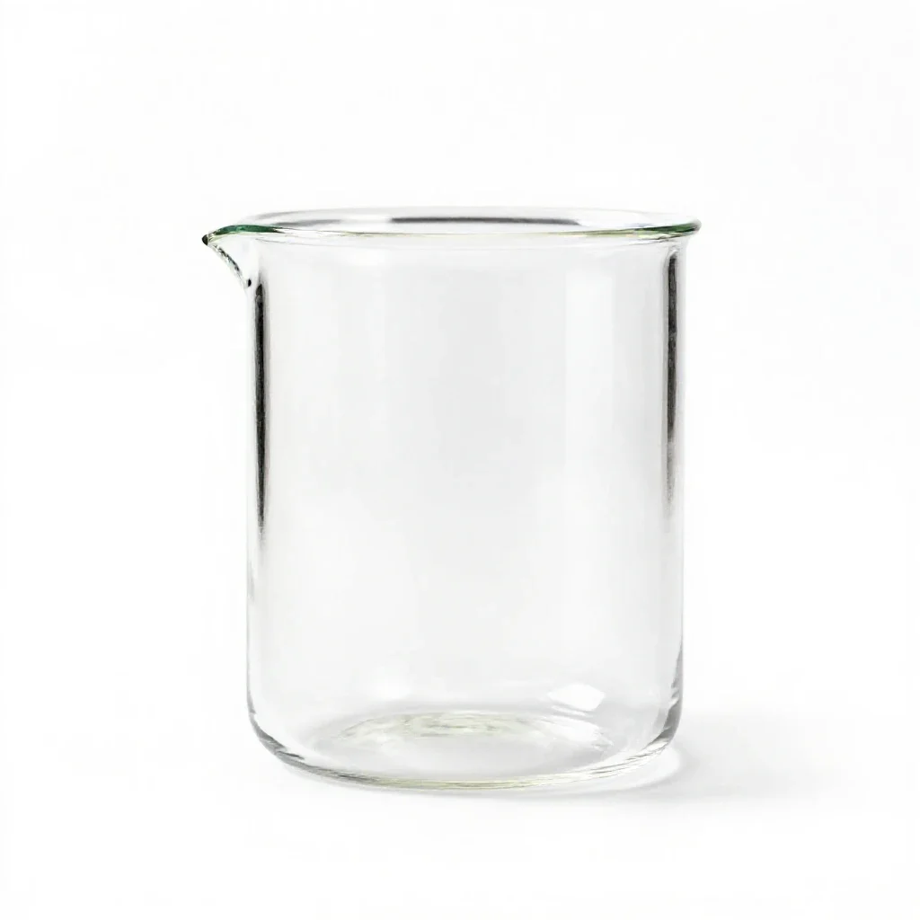 Beaker isolated on a white background