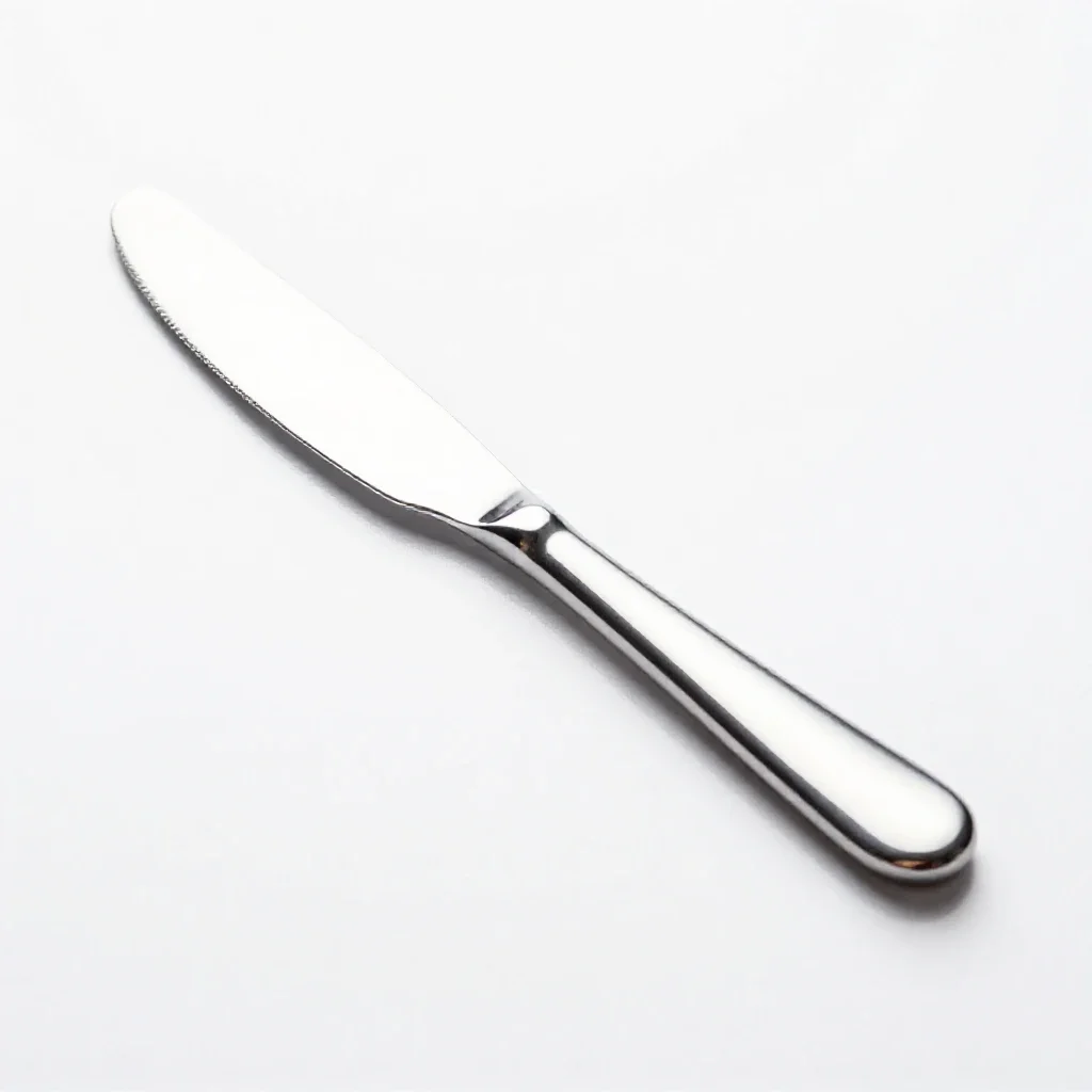 Butter knife isolated on a white background