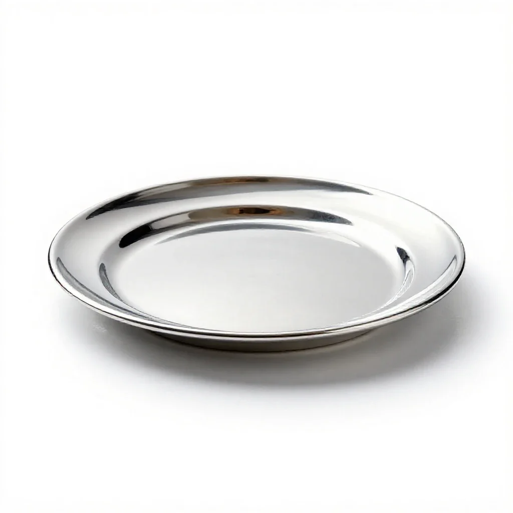Dessert plate isolated on a white background