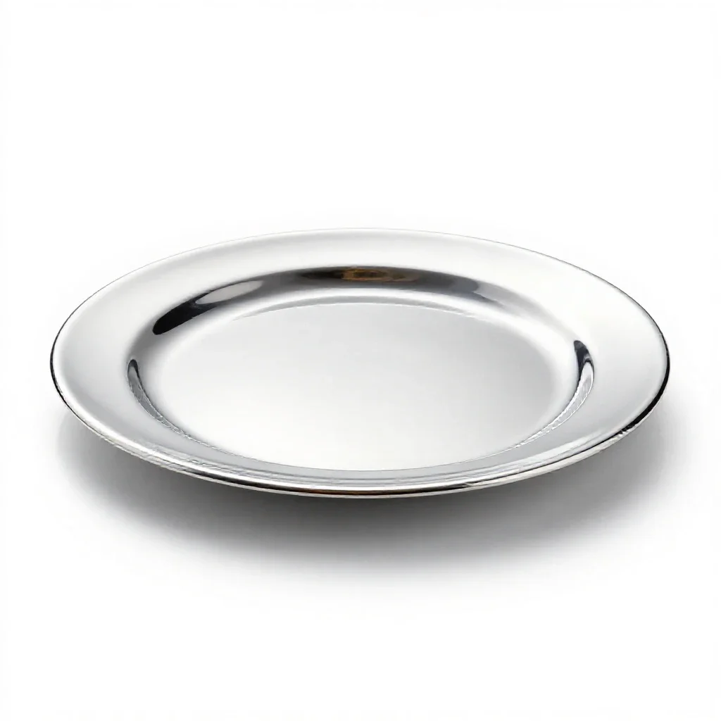 Dinner plate isolated on a white background