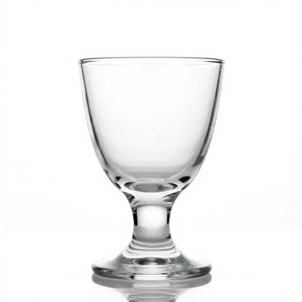 Glassware isolated on a white background