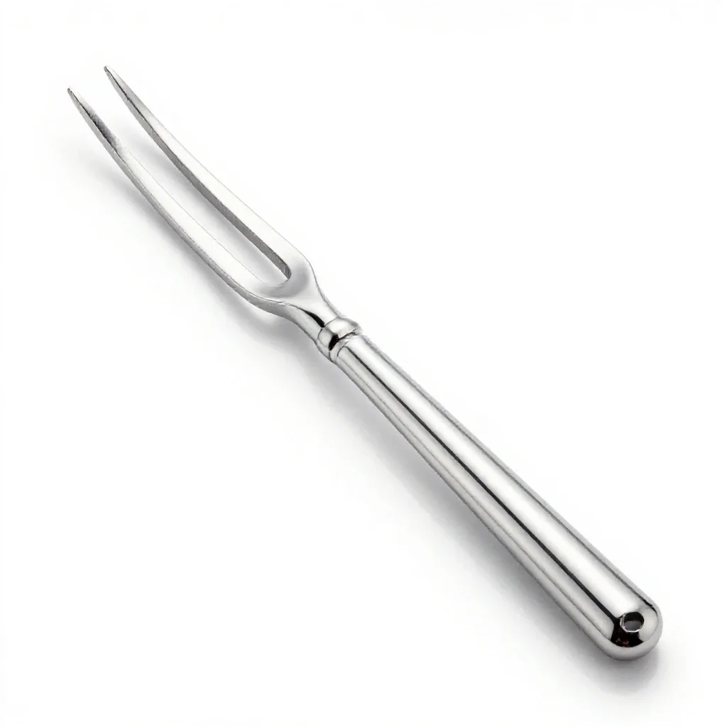 Toasting fork isolated on a white background
