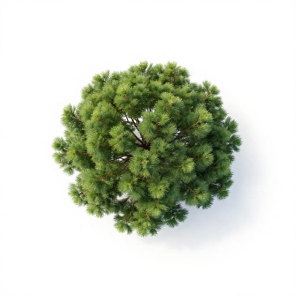 Cape yellowwood isolated on a white background