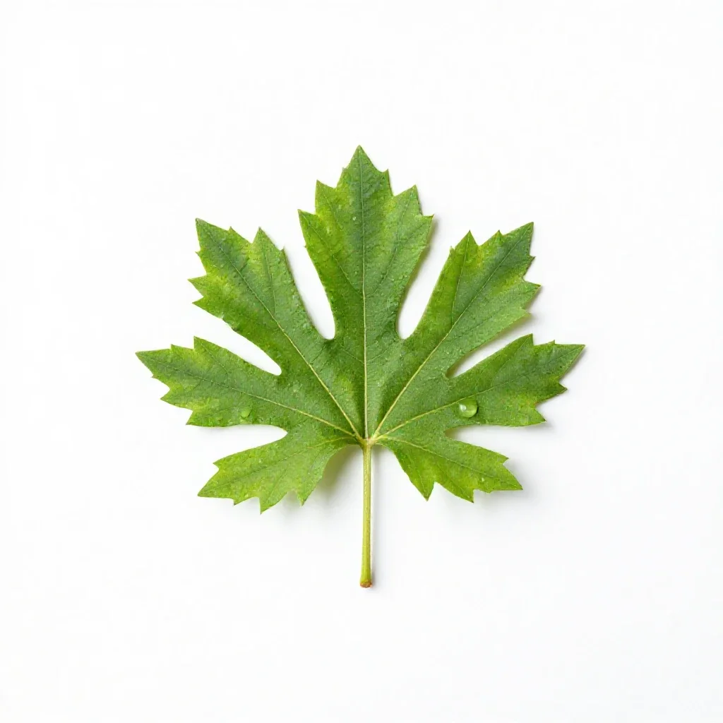 Gnetum isolated on a white background
