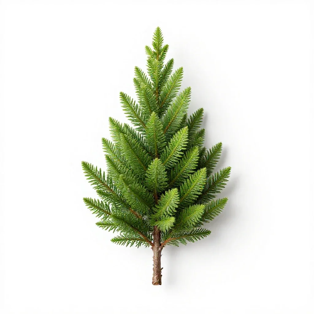 Gowen cypress isolated on a white background