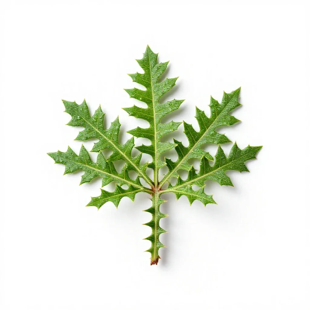 Huisache isolated on a white background
