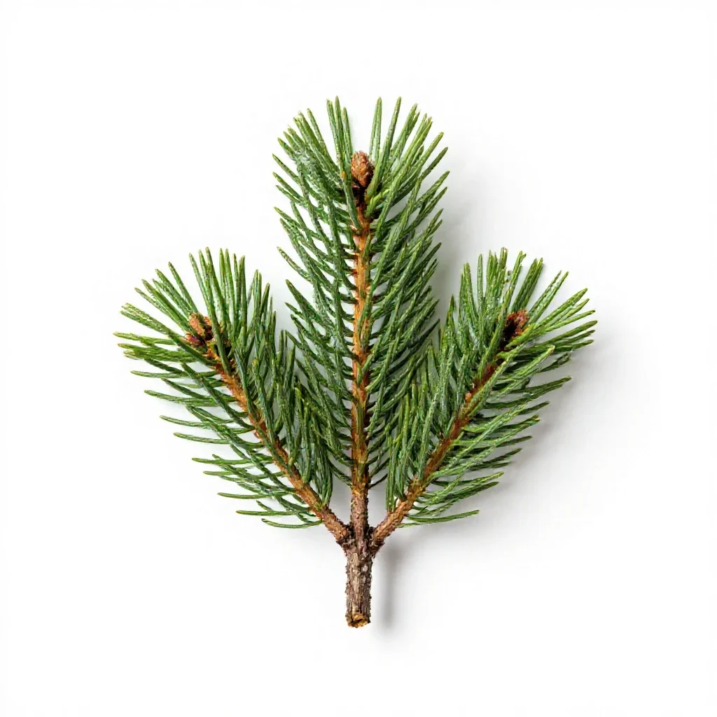 Huon pine isolated on a white background