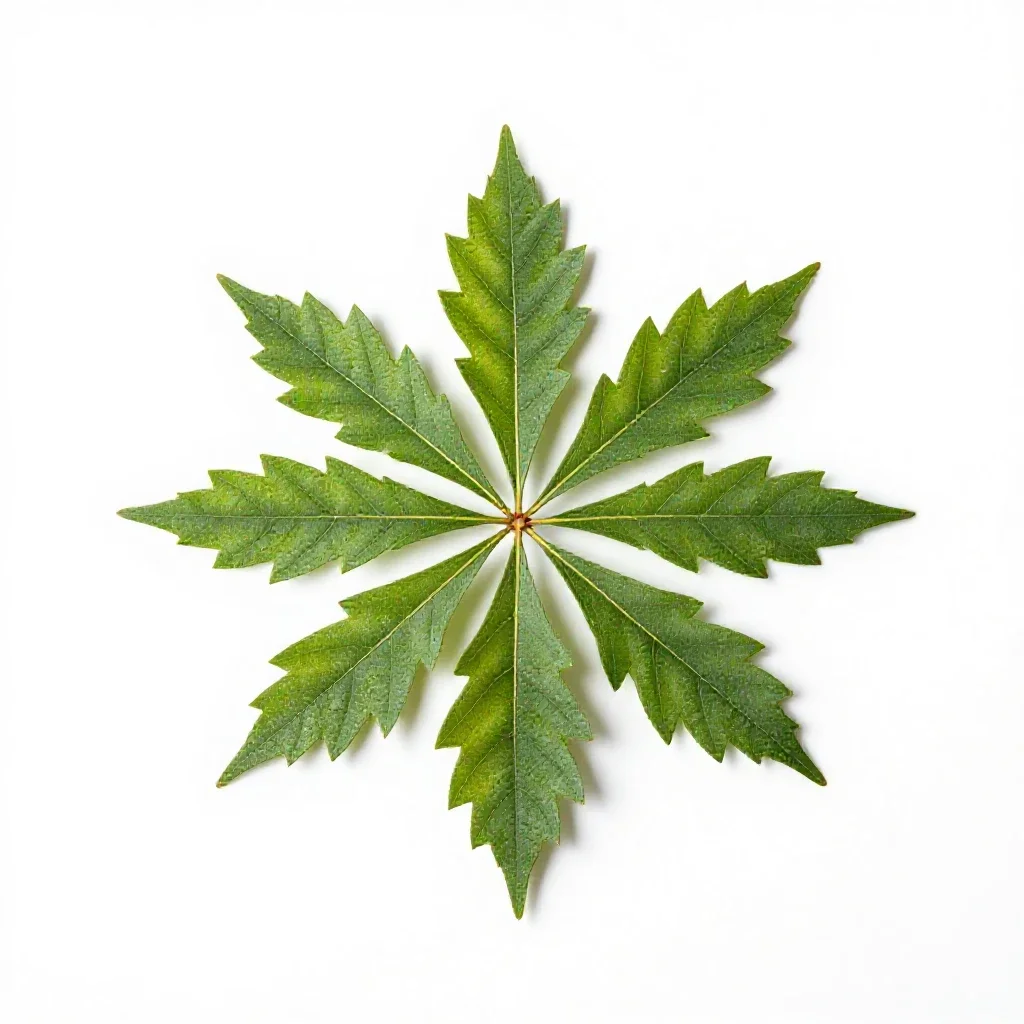 Lancewood isolated on a white background