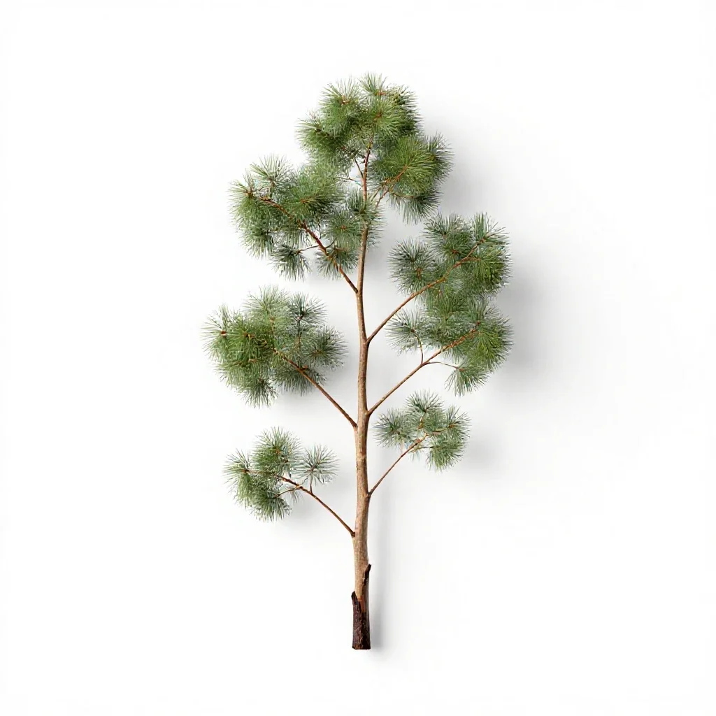 Lightwood isolated on a white background