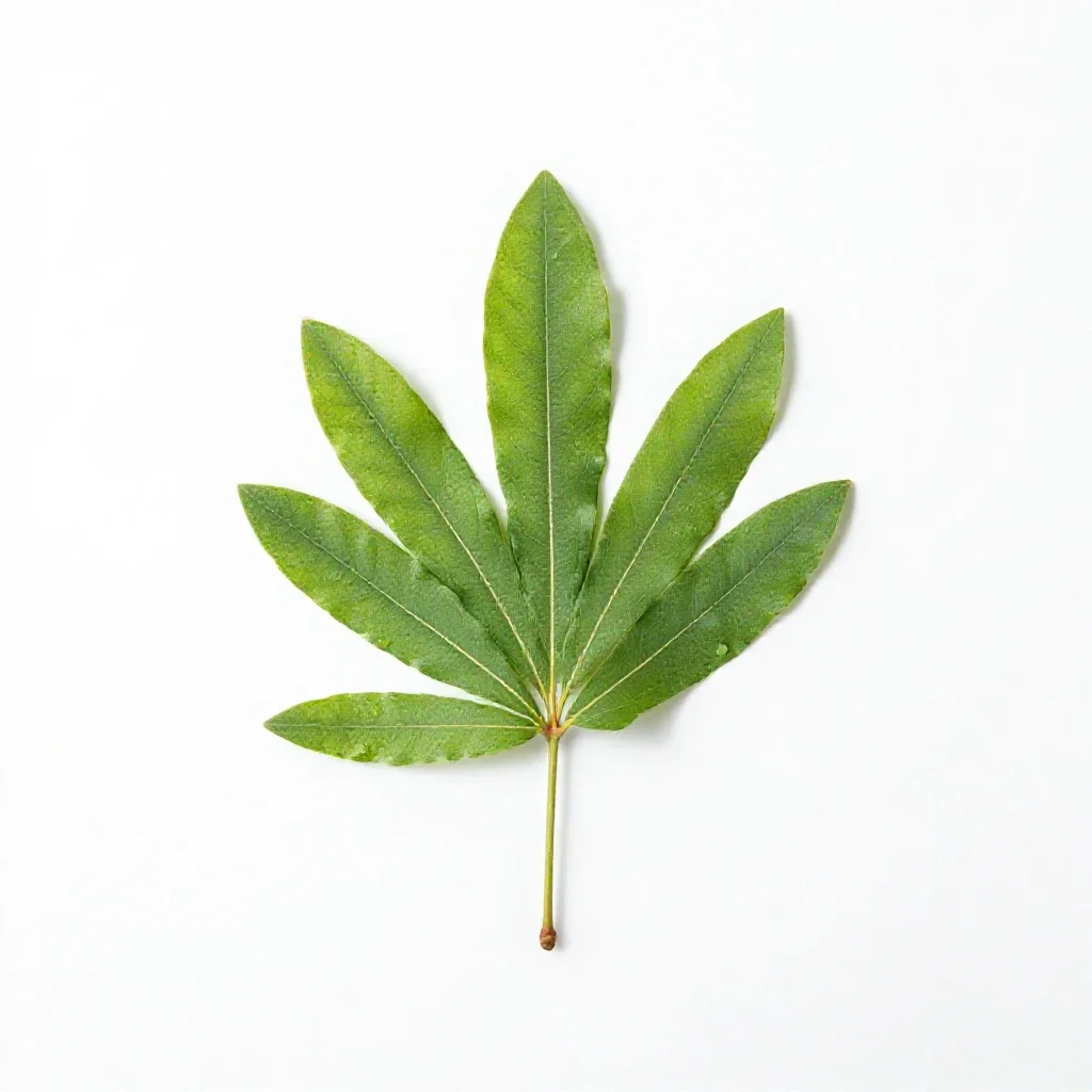 Metasequoia isolated on a white background