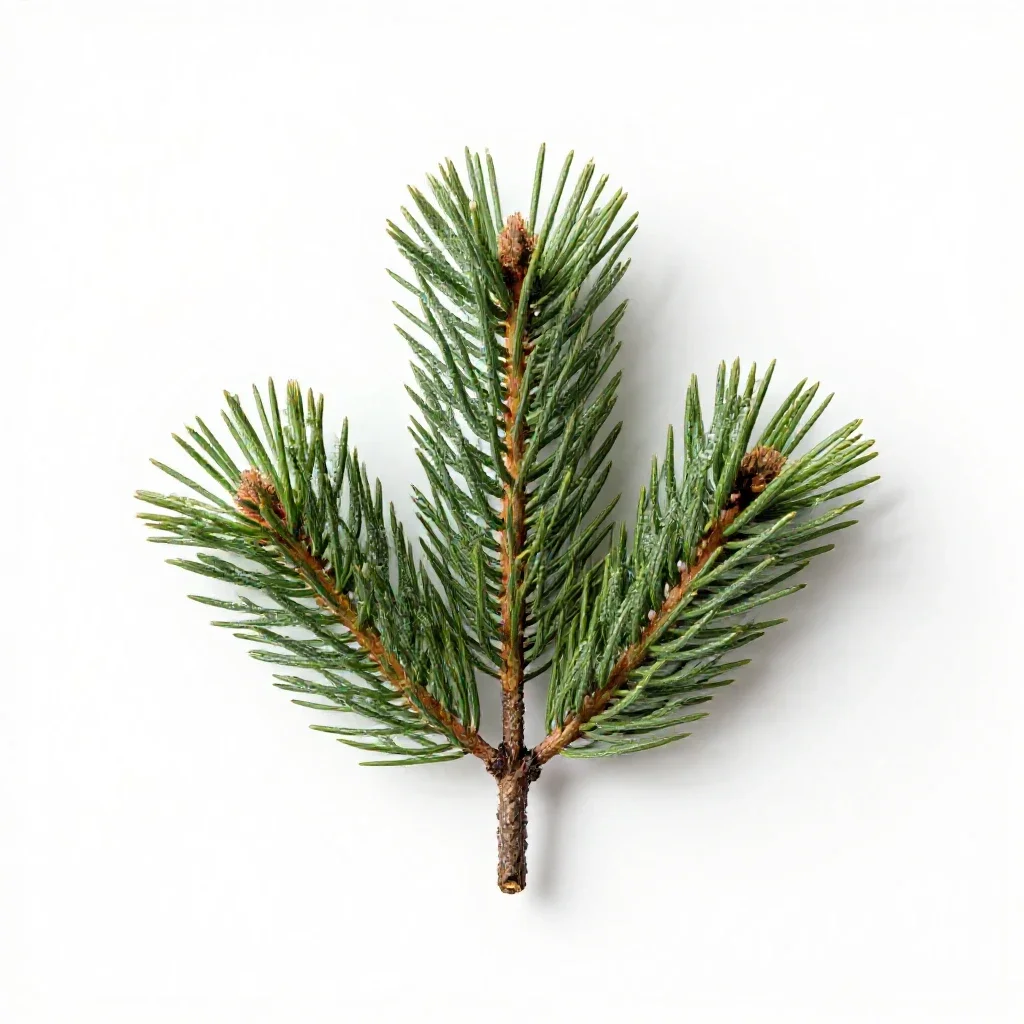 Pine isolated on a white background