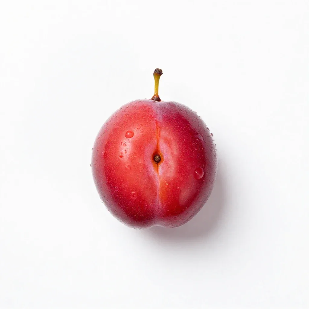 Plum-yew isolated on a white background